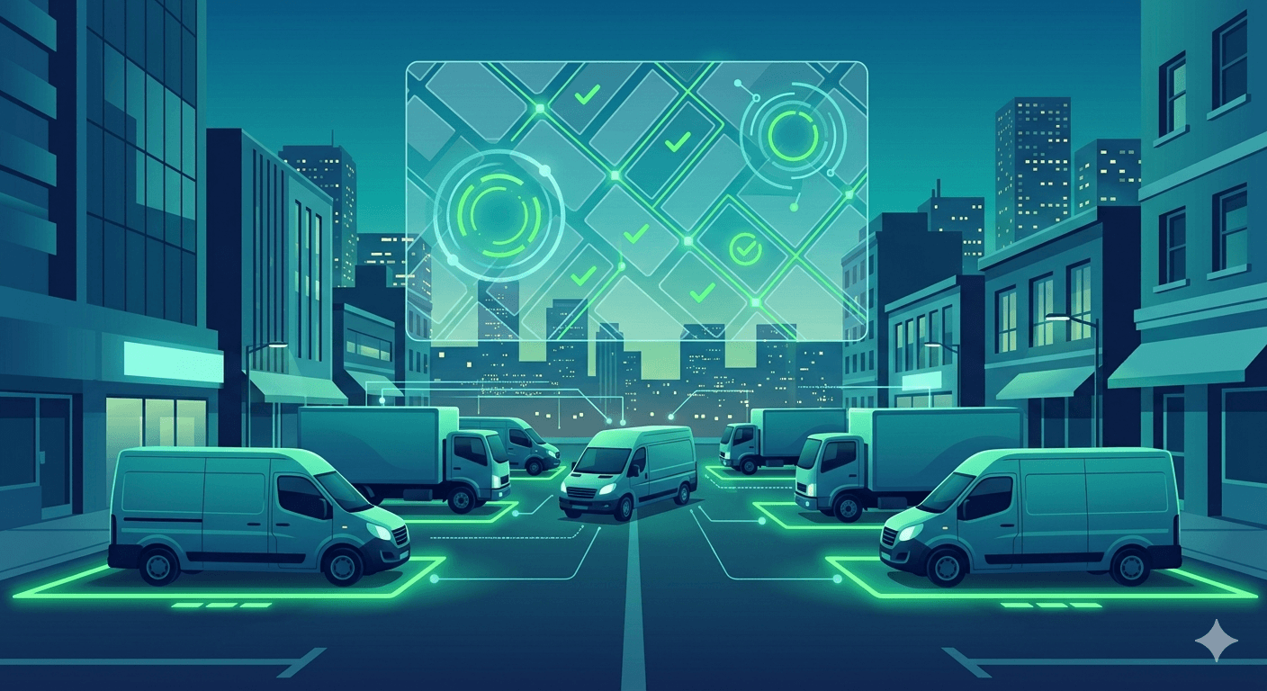 Digital tool for parking management in urban logistics - IA