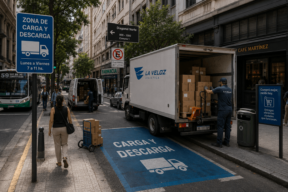Loading and unloading areas
