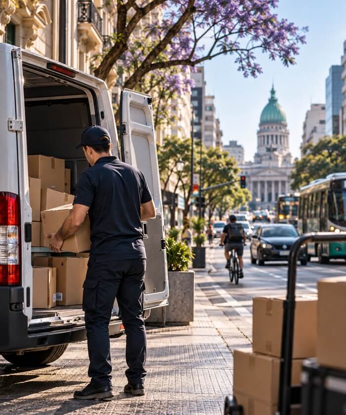 Courier fleet tracking and dynamic routing